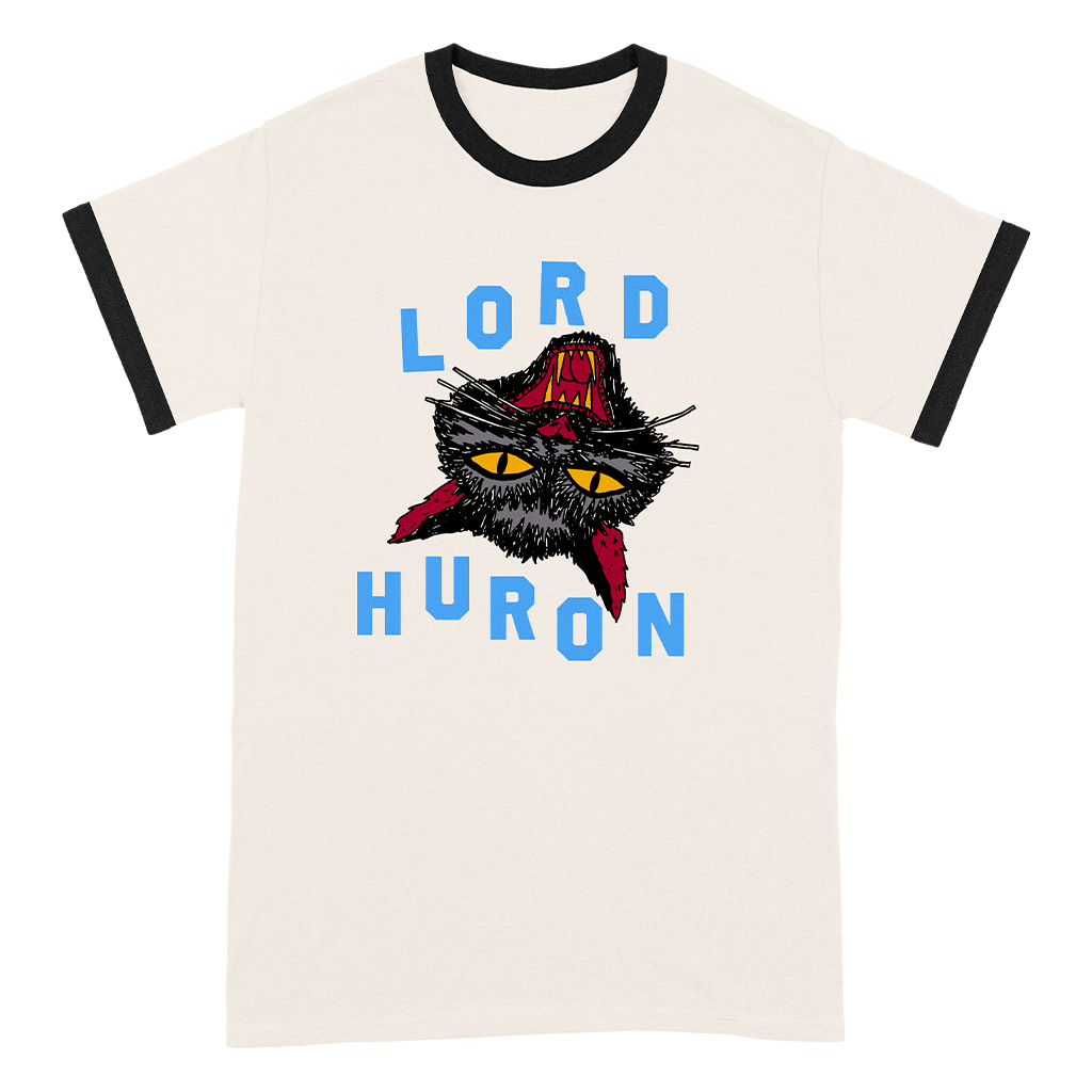 Upside Down Cat Ringer T-Shirt