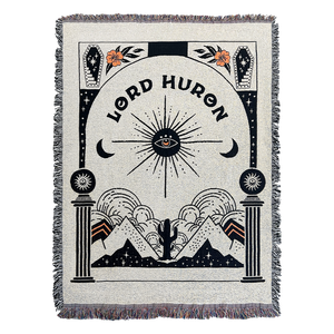 Tarot Card Woven Blanket
