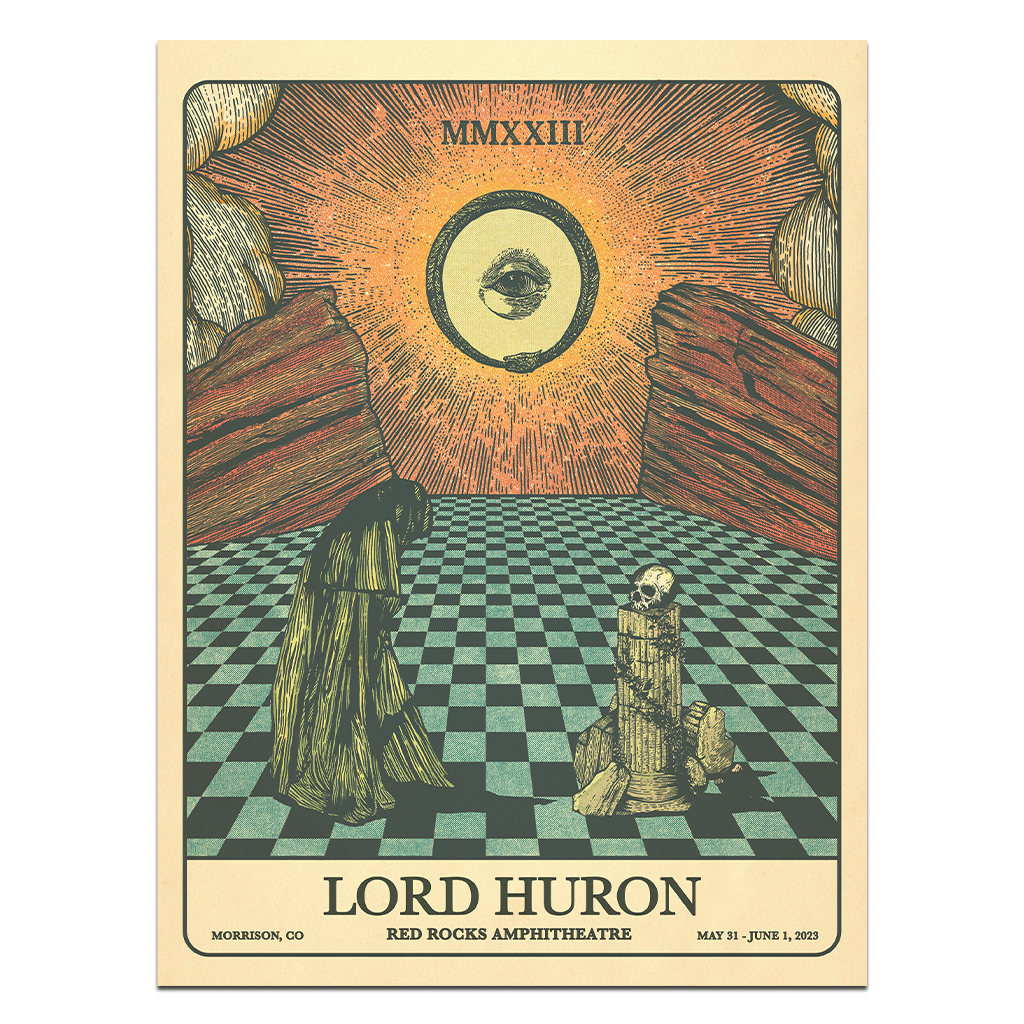 Morrison, CO Red Rocks Amphitheatre May 31 &amp; June 1, 2023 Poster