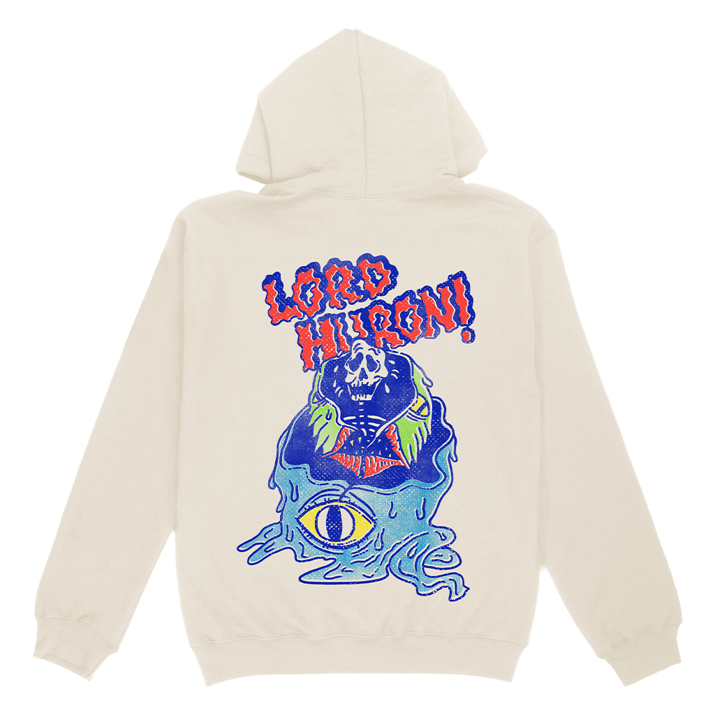 Lord Huron You Look Like Hell Ivory Pullover Hoodie
